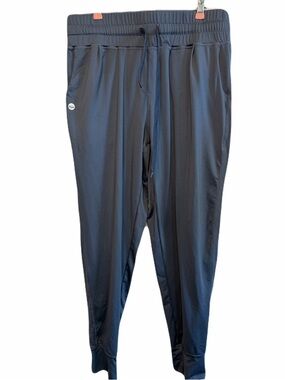 Senita Athletics Weekend Jogger Drawstring Pants Small Slate Blue/Gray